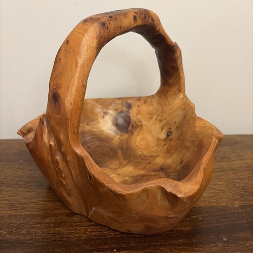 Hand carved wooden - wooden, burl