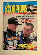 Speedway programme scunthorpe - speedway,