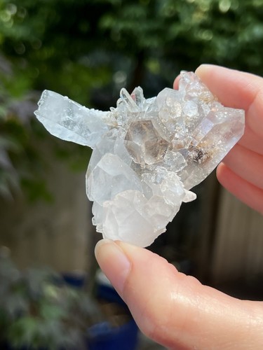 Brookite with himalayan quartz - brookite,