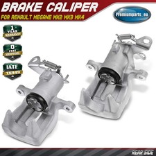 2x Brake Calipers Rear for Renault Megane MK2 MK3 MK4 03-On Scenic Fluence Clio