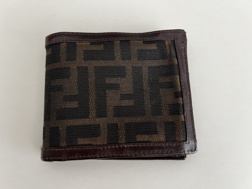 Fendi zucca bifold wallet - zucca,