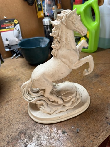 Statue mythical unicorn - statue, horse