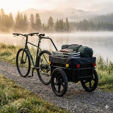 Heavy-Duty Bike Cargo Trailer