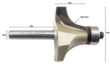 Cuttools 1/4" Shank Round Over