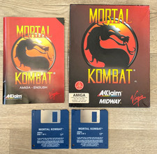 Commodore Amiga Mortal Kombat Game, Boxed & Manual (1992)