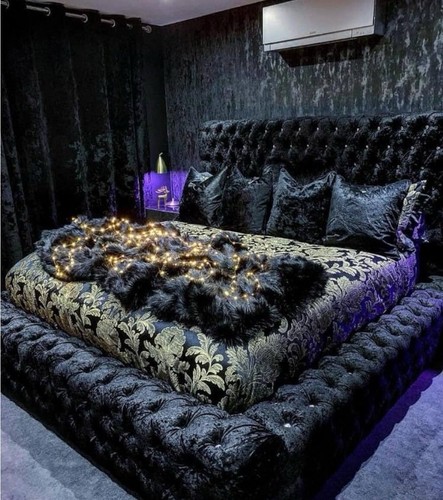 Plush velvet ambassador bed - plush,