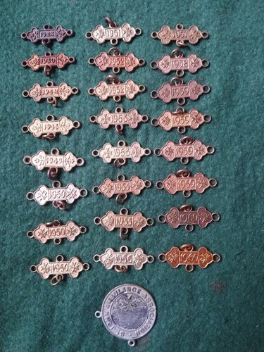 John ambulance medal bars - ambulance,