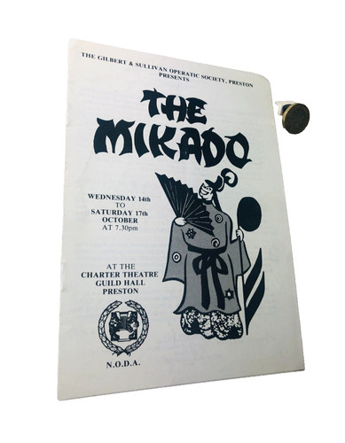 Theatre program the mikado - theatre,
