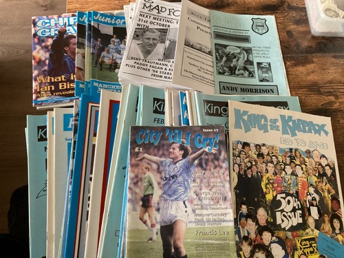 Manchester city fanzines - fanzines,