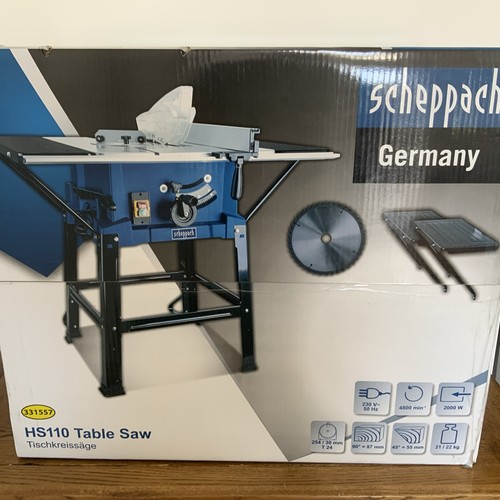 Scheppach hs110 table saw - hs110,