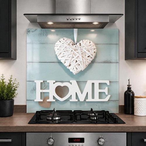 Printed glass kitchen - printed,