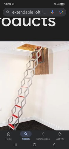Folding loft ladder - folding,