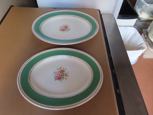 Vintage two serving platters - two,