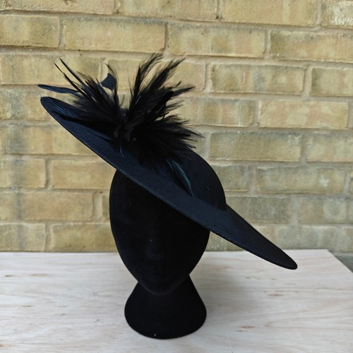 Black feather 40cm - disc, wide