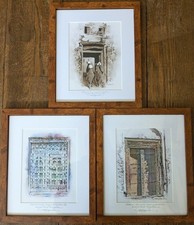Vintage set of three framed
