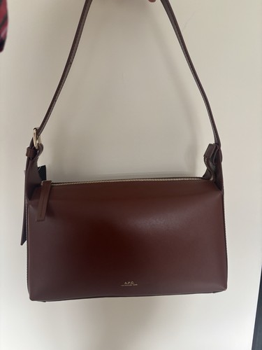 Women apc brown leather - brown,