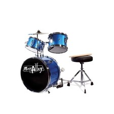 Music Alley 3-Piece Junior Drum Set with Drum Throne & Drumsticks