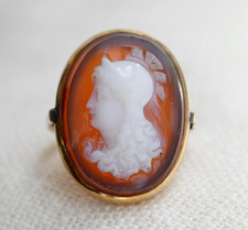 Antique 15ct Gold Cameo Ring -
