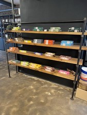 Industrial Pipe Shelving 200cm