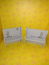 Dolls House 1/12th Scale 2 Church Pews Seats