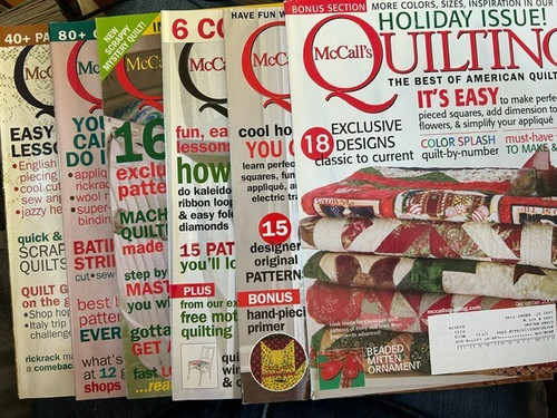 Mccall quilting magazines - mccall's,