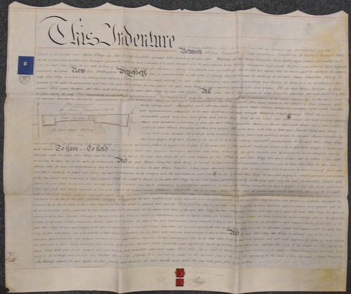 Original 19th century vellum - original,