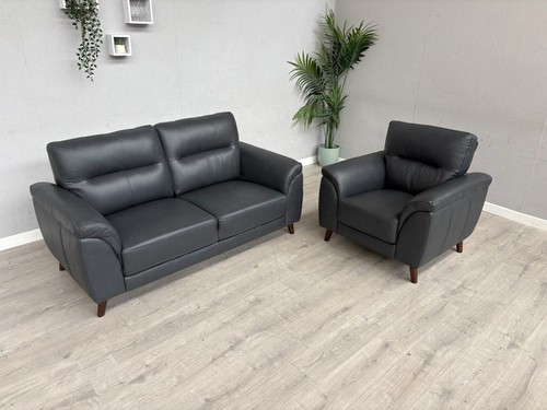 Dfs coben leather - leather, seater