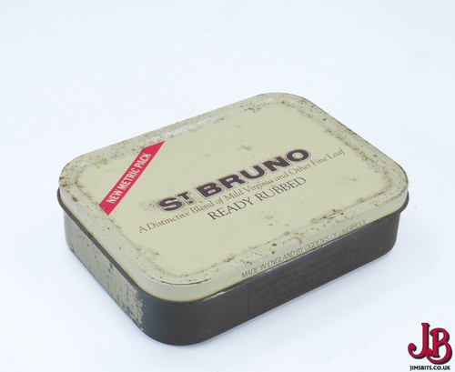Vintage bruno tobacco tin - tobacco,
