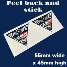 Everest Seat Helmet Dealership Dealer Vinyl Sticker Vespa Lambretta  Li Tv Sx LD