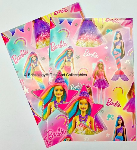 Barbie wrapping paper sheets - wrapping,