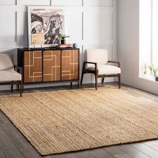 Jute Rug Carpet Natural