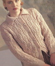 Ladies Aran Jacket Knitting