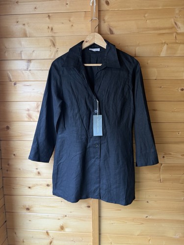 Gerard darel black linen long - darel,