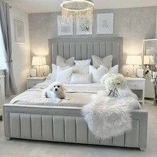 Luxury Panel Bed Frame Plush