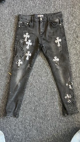 Palm angles denim pants men - palm,