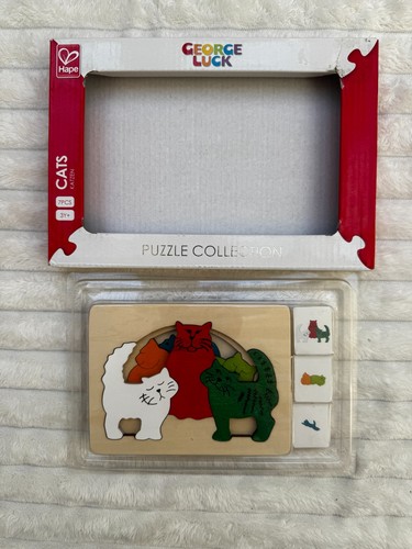 Hape george luck cat - hape, puzzle