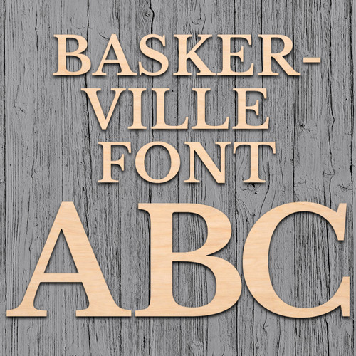 Baskerville font wood - font,