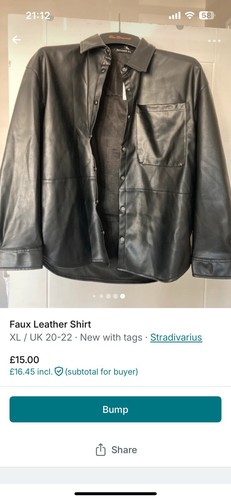 Faux leather shirt women - leather, women’s