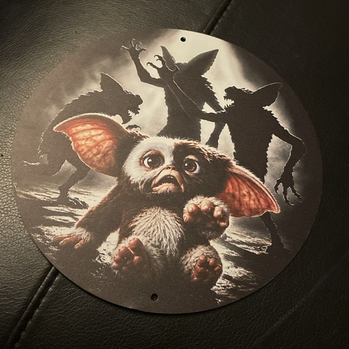 Gizmo gremlins tin sign - tin,