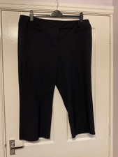 BHS ladies navy trousers size