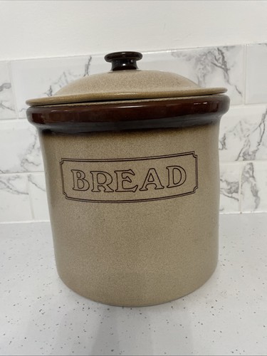 Stoneware bread crock - stoneware,