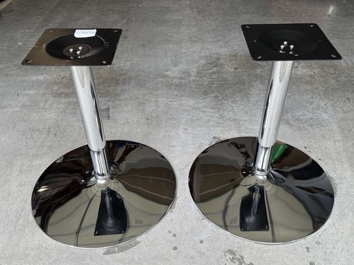 Chrome restaurant table base - chrome,