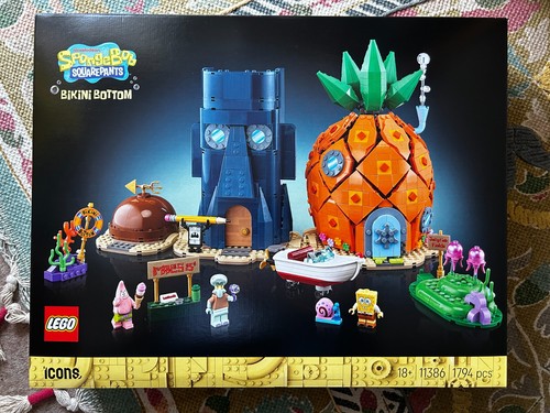 Lego icons 11386 - lego, spongebob