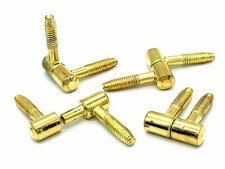 10x Brass EB Anuba Screw-In Lift-Off Hinges for Easy Removal Cabinet Doors