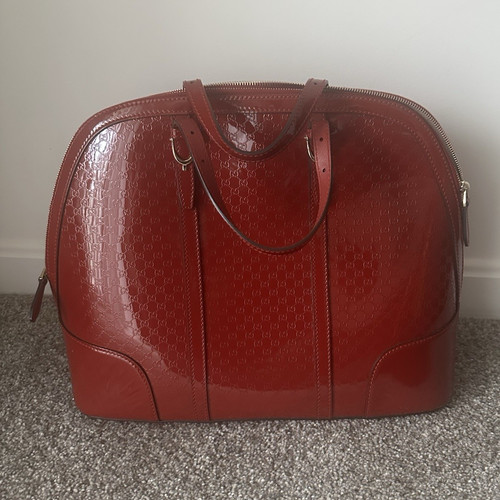 Gucci patent embossed - gucci,