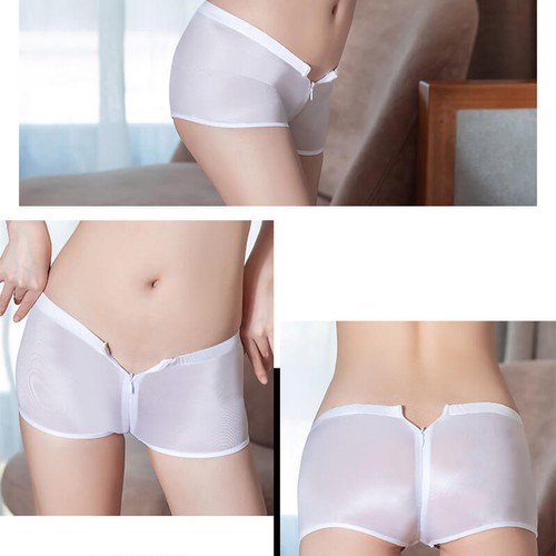 Women zipper open crotch boxer - women,