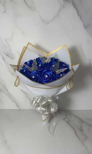 Handmade ribbon forever flower - handmade,