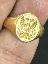 Antique 18ct solid yellow gold - yellow,