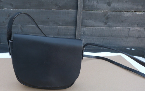 Ladies small black leather - small,