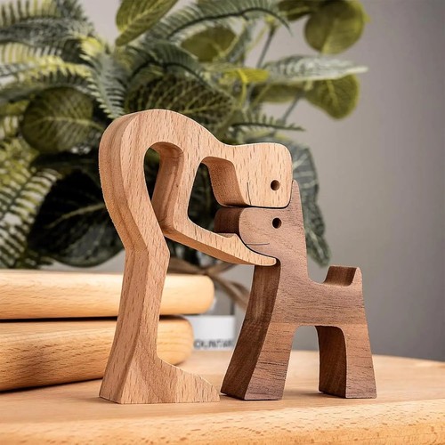 Personalized wooden dog - personalized,